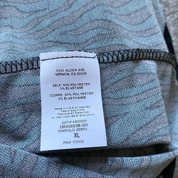 All in Favor Emerald Zebra Bodycon Mini Dress - Picture 14 of 16